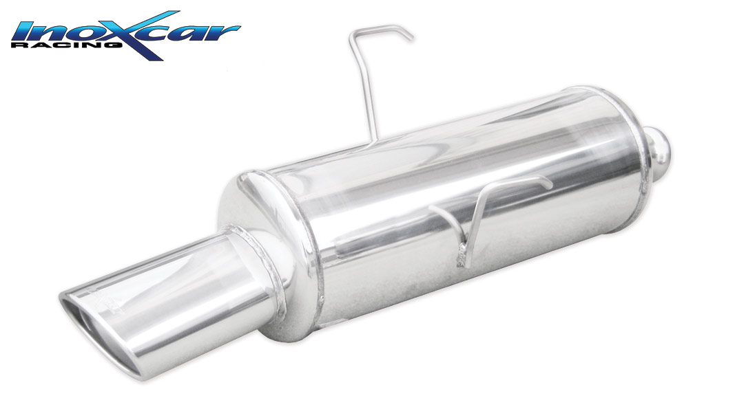 106 1.4 (75PS) Sportauspuff 120x80mm Edelstahl