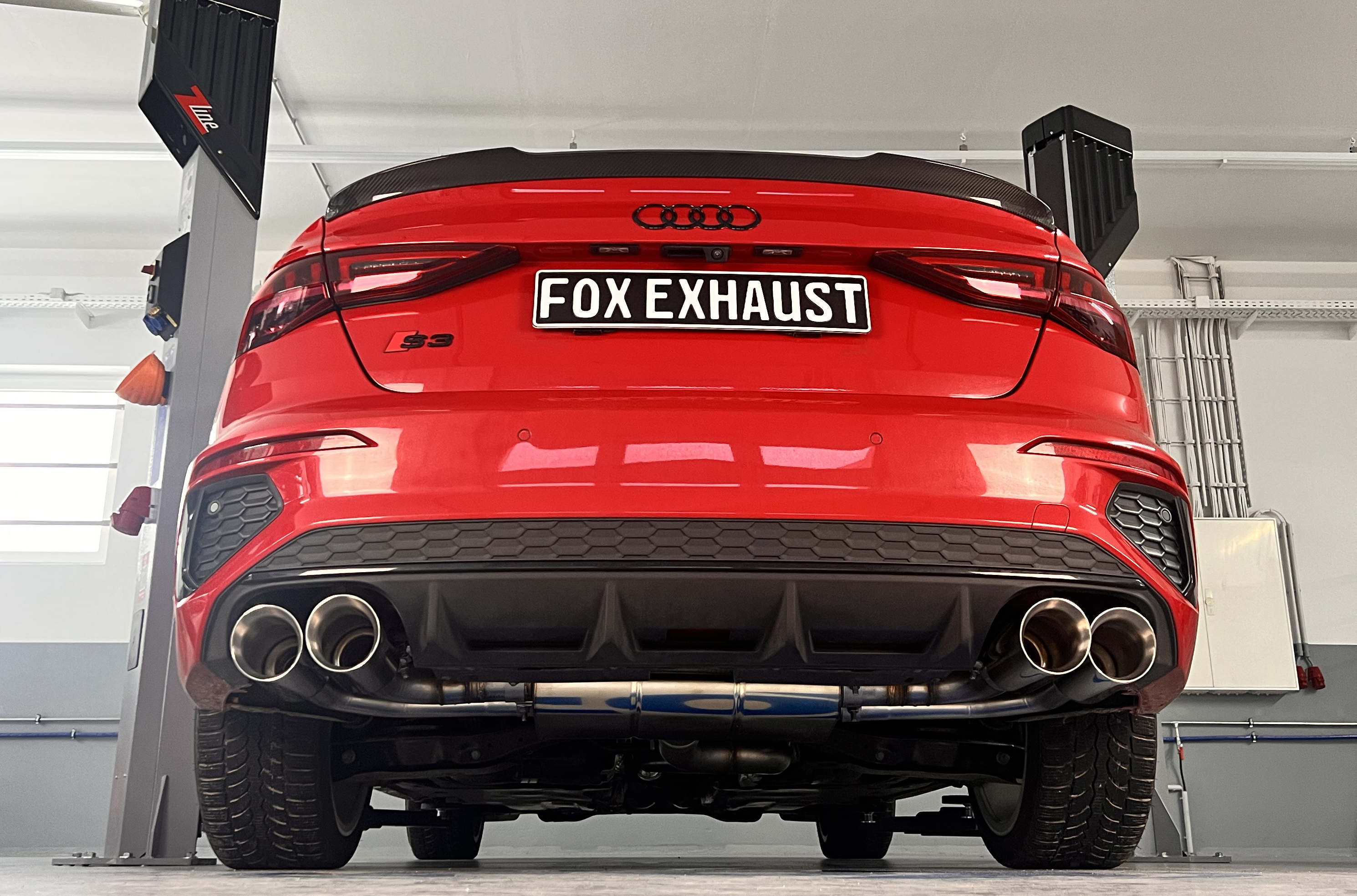 Audi S3 GY - Limousine Halbanlage ab OPF mit Abgasklappen - 2x100 Typ 25 rechts/links