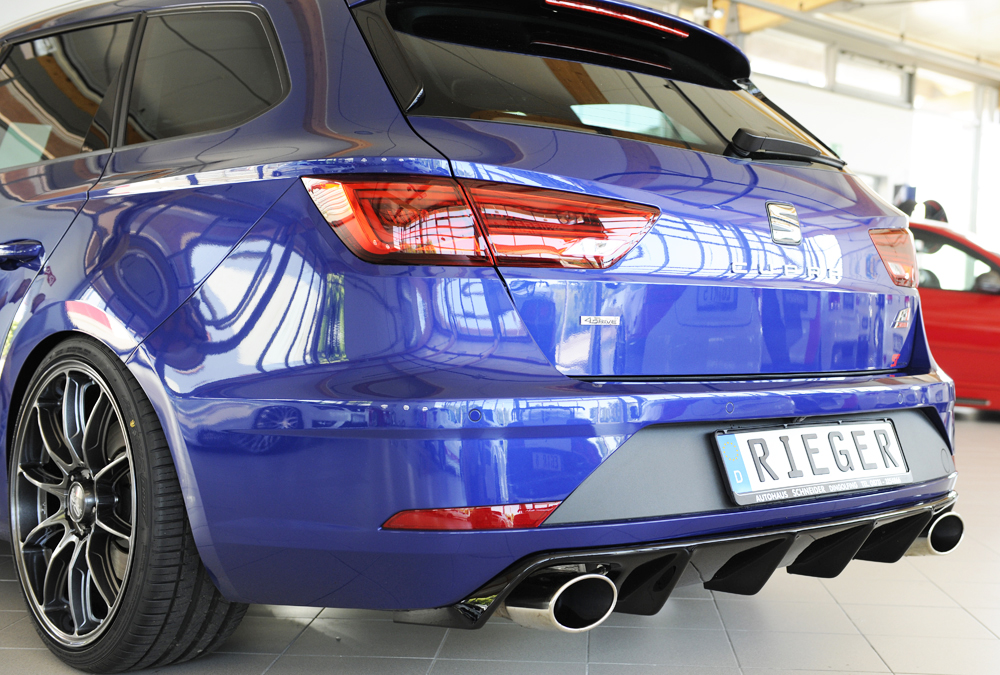 Rieger Heckeinsatz - Seat Leon Cupra Seat Leon Cupra (5F): 5-tür. (ST/Kombi)