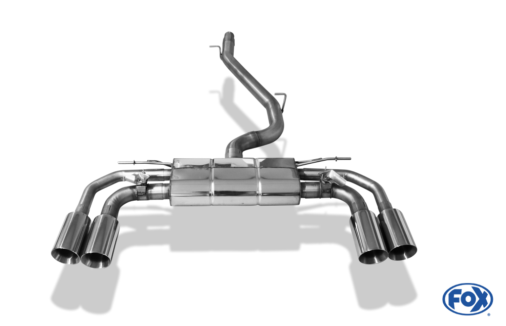 Audi S3 GY - Limousine Halbanlage ab OPF mit Abgasklappen - 2x114 Typ 25 rechts/links