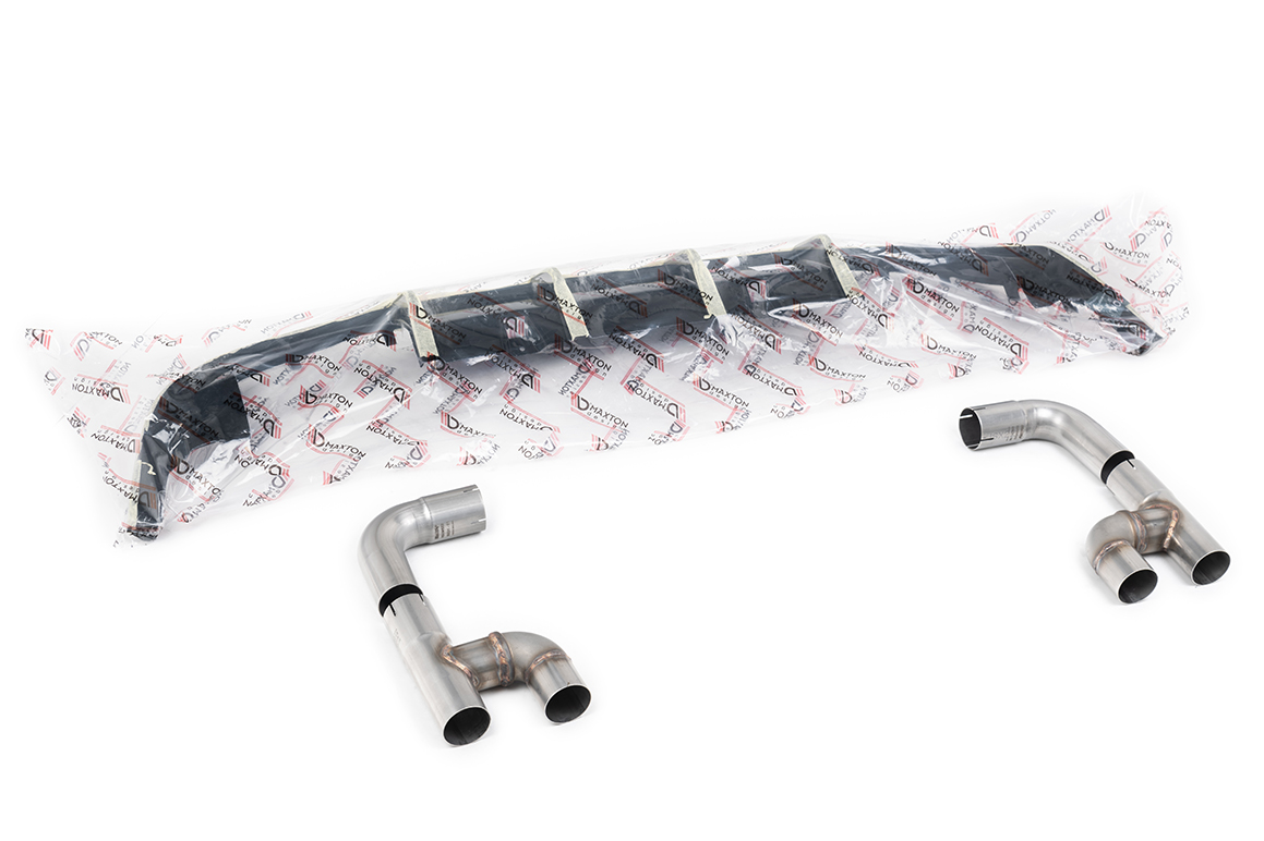Volkswagen Golf Mk8 GTi (Golf R Style Quad Outlet Systems - 245ps Non-GPF / North American Models Only)