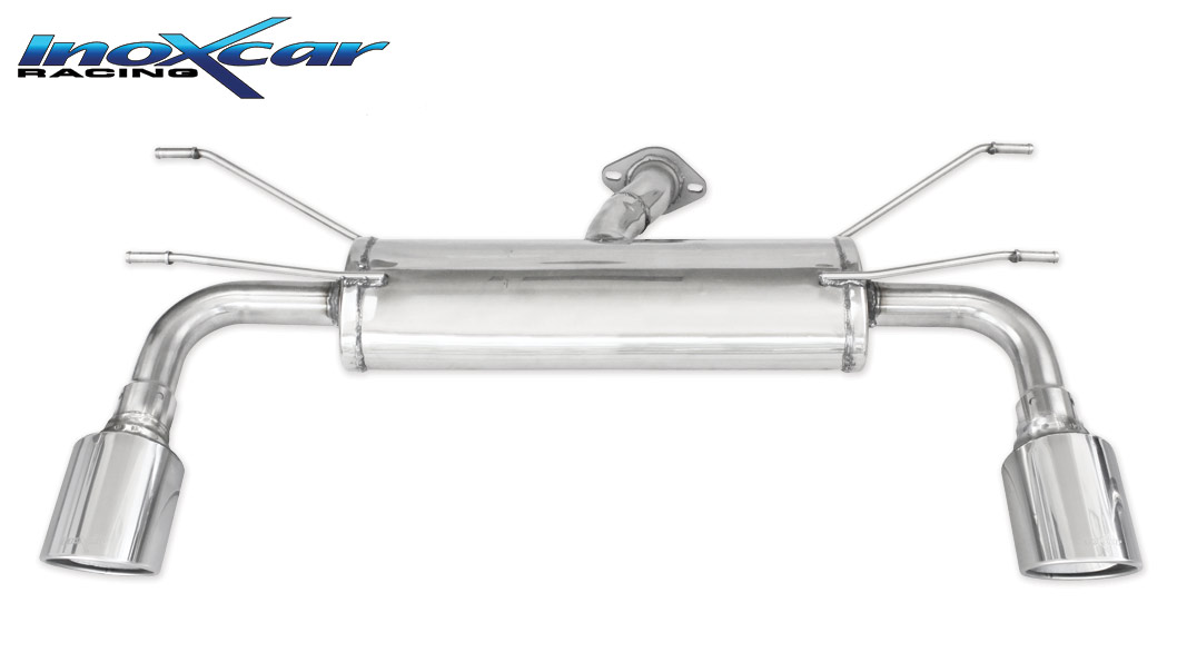 124 SPIDER 1.4 TURBO (140PS) Duplex-Sportauspuff 100mm X-RACE Edelstahl 124 SPIDER 1.4 TURBO (140PS) Duplex-Sportauspuff 100mm X-RACE Edelstahl